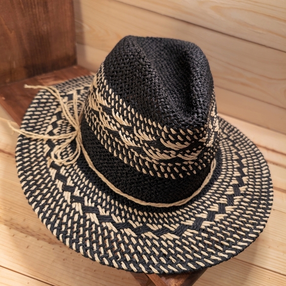 Ruggine Accessories - Handmade Woven Crisscross Panama Hat